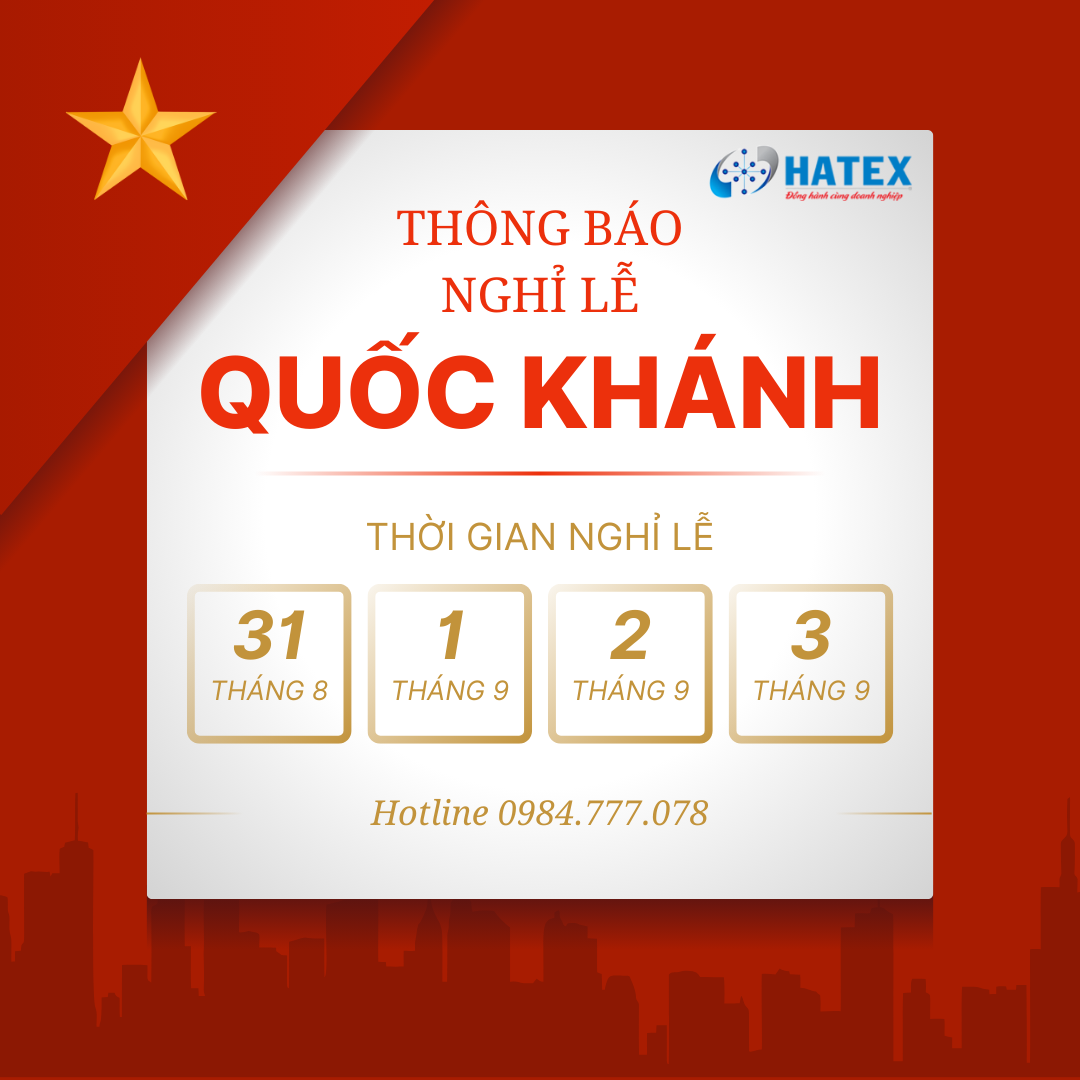 Thông báo nghỉ Lễ Quốc Khánh 2/9